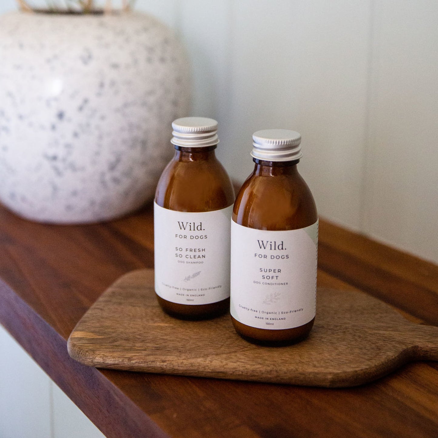 Wild for Dogs • The Organic Grooming Duo 2 x 150ml (plastic-free)