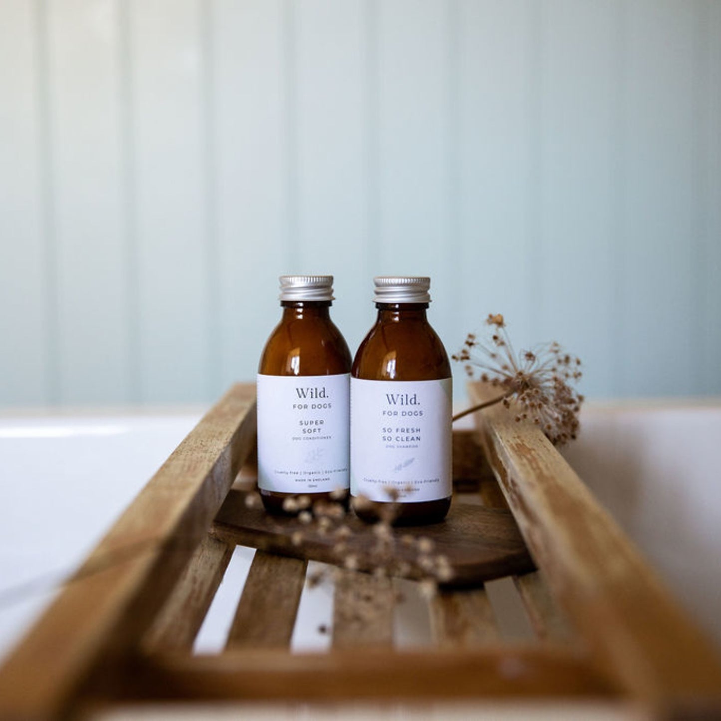 Wild for Dogs • The Organic Grooming Duo 2 x 150ml (plastic-free)