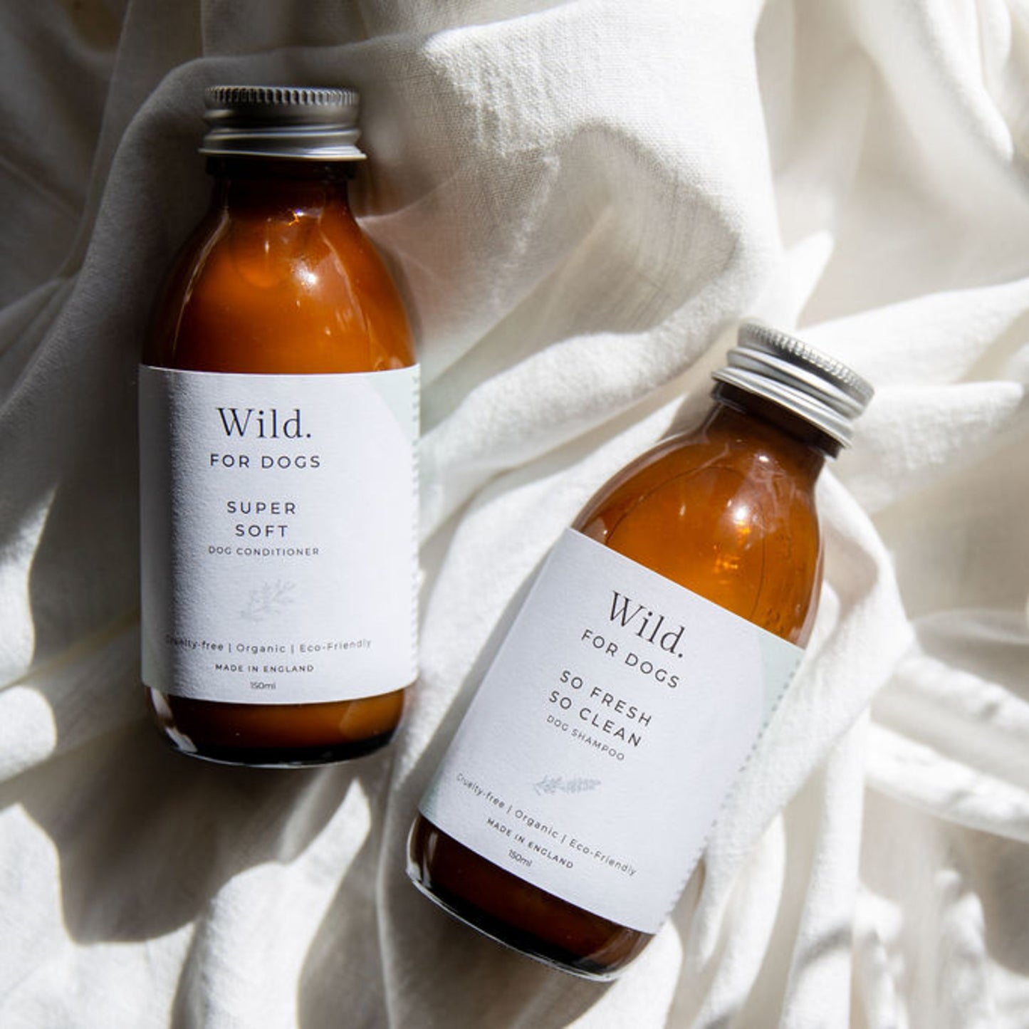 Wild for Dogs • The Organic Grooming Duo 2 x 150ml (plastic-free)