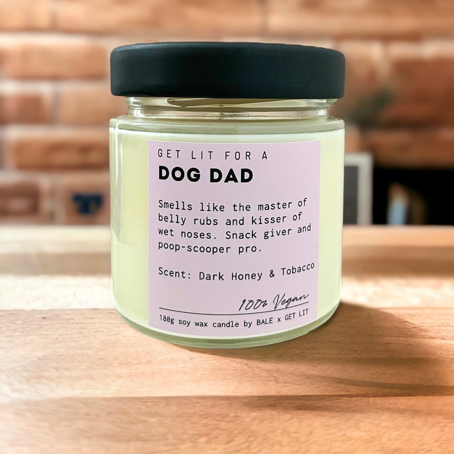 Get Lit x Bale • Scented Candle ''Dog Dad''