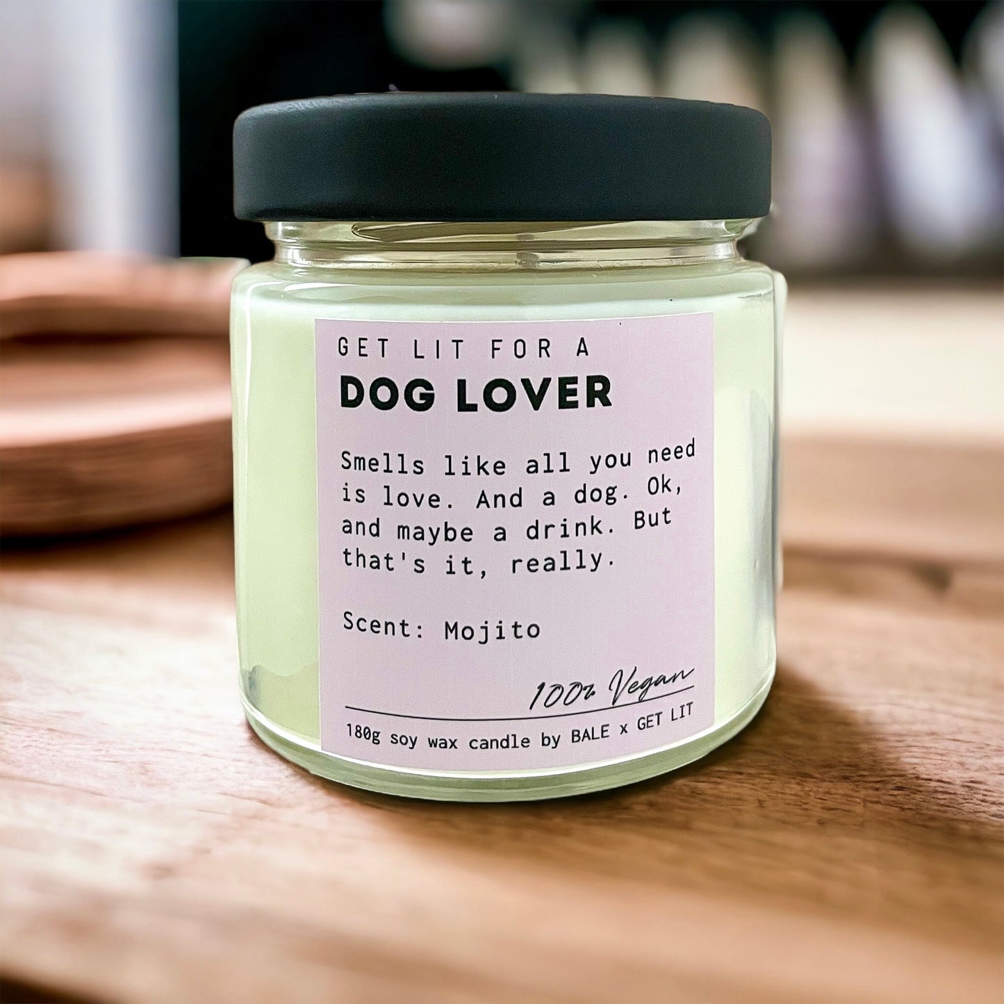Get Lit x Bale • Scented Candle ''Dog Lover''