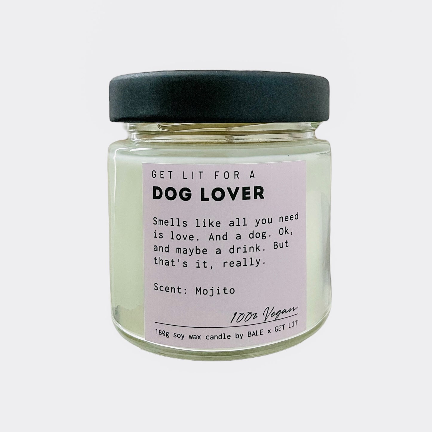 Get Lit x Bale • Scented Candle ''Dog Lover''