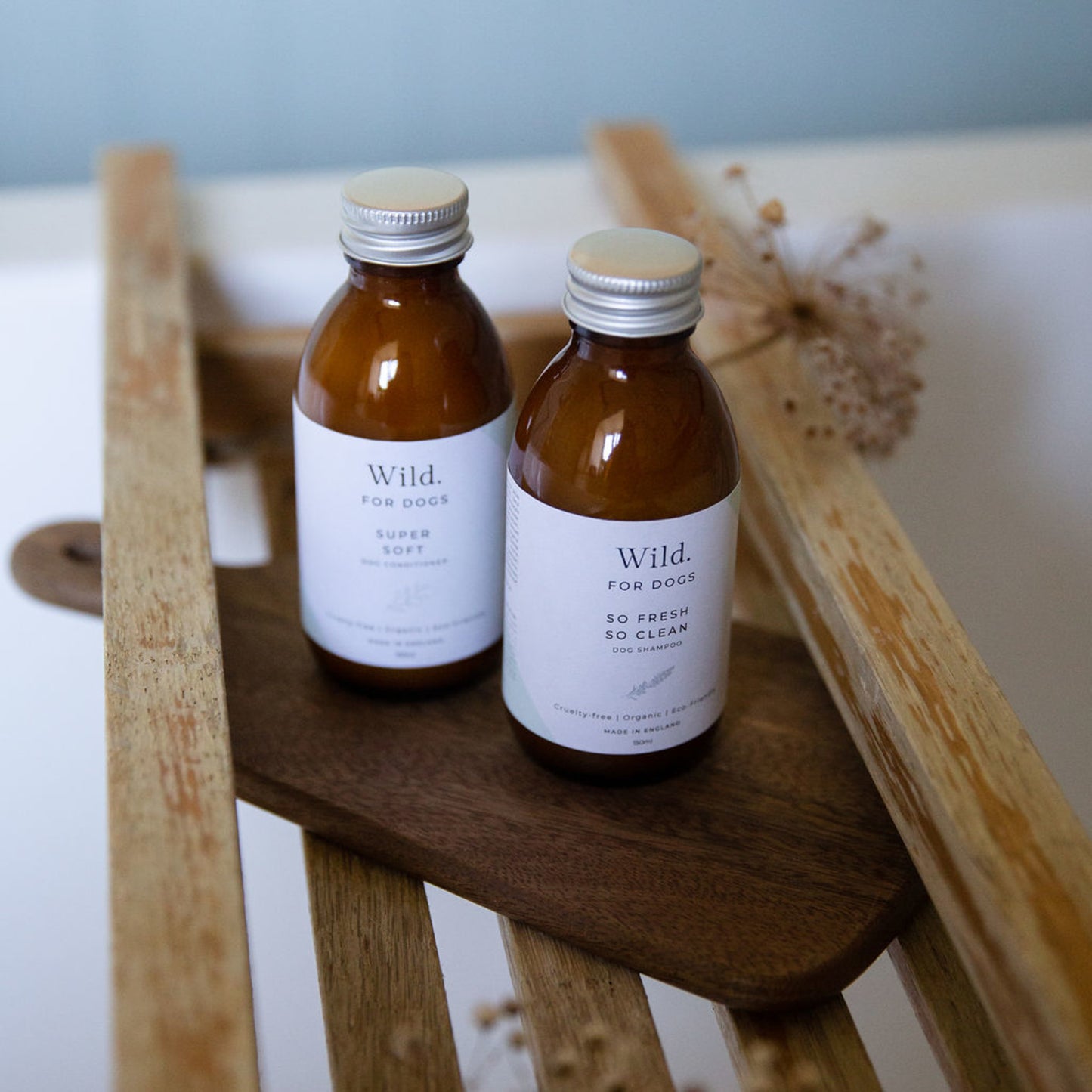 Wild for Dogs • The Organic Grooming Duo 2 x 150ml (plastic-free)