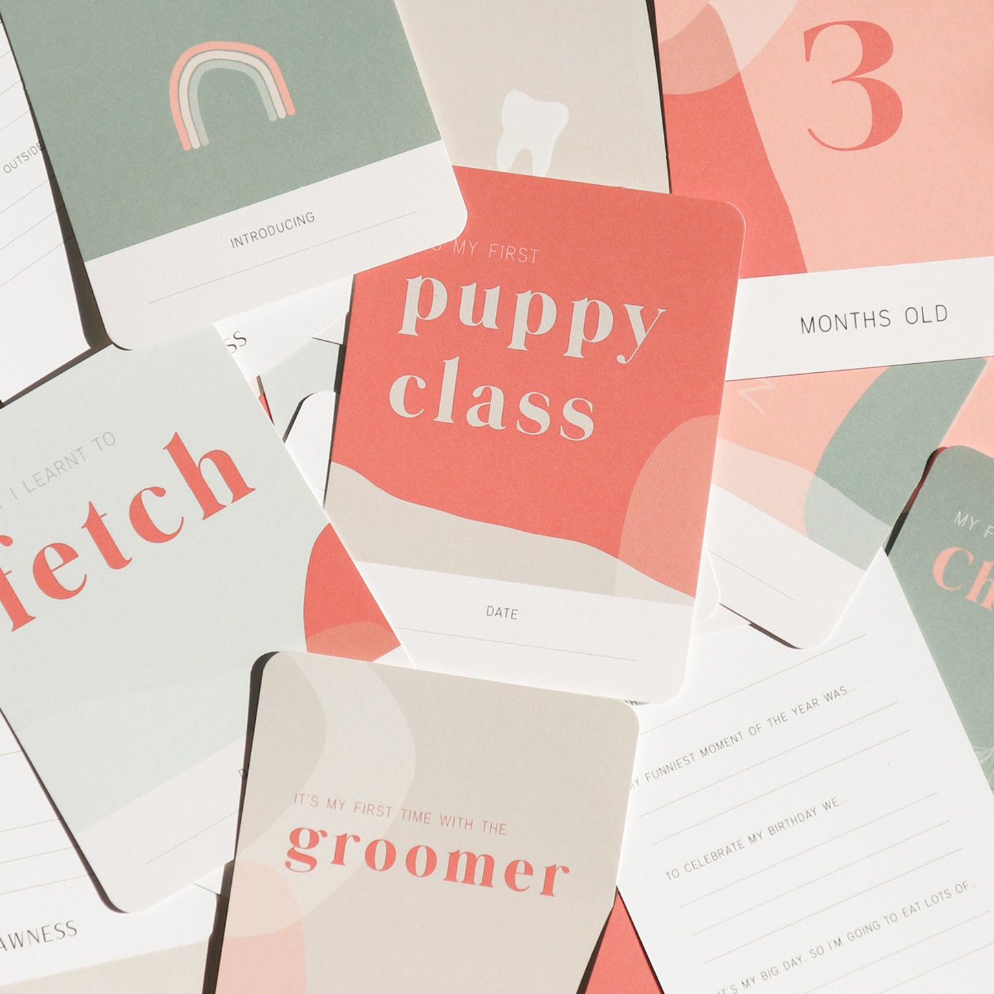 Pawness • Puppy Milestone Cards
