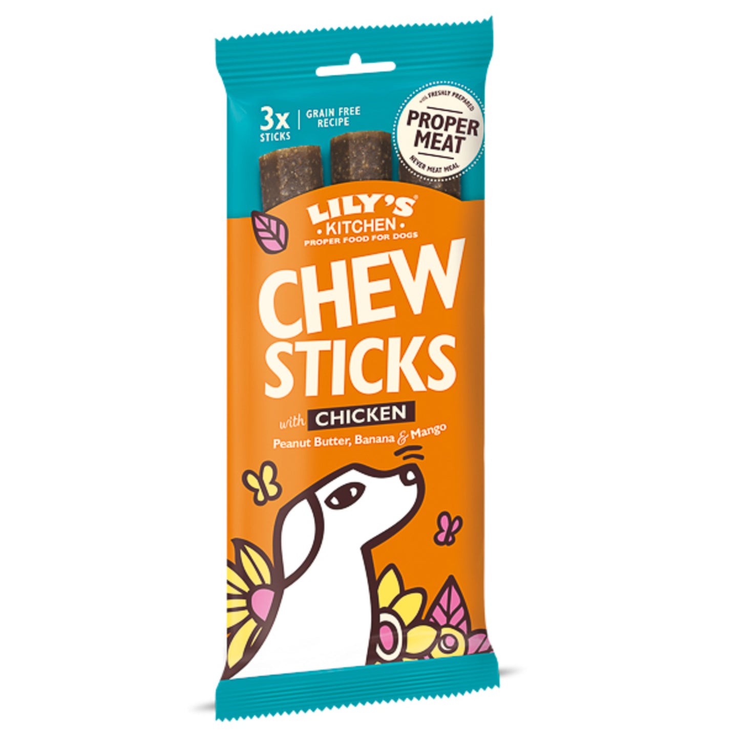Lily's Kitchen • Chew Sticks with Chicken for Dogs 120g