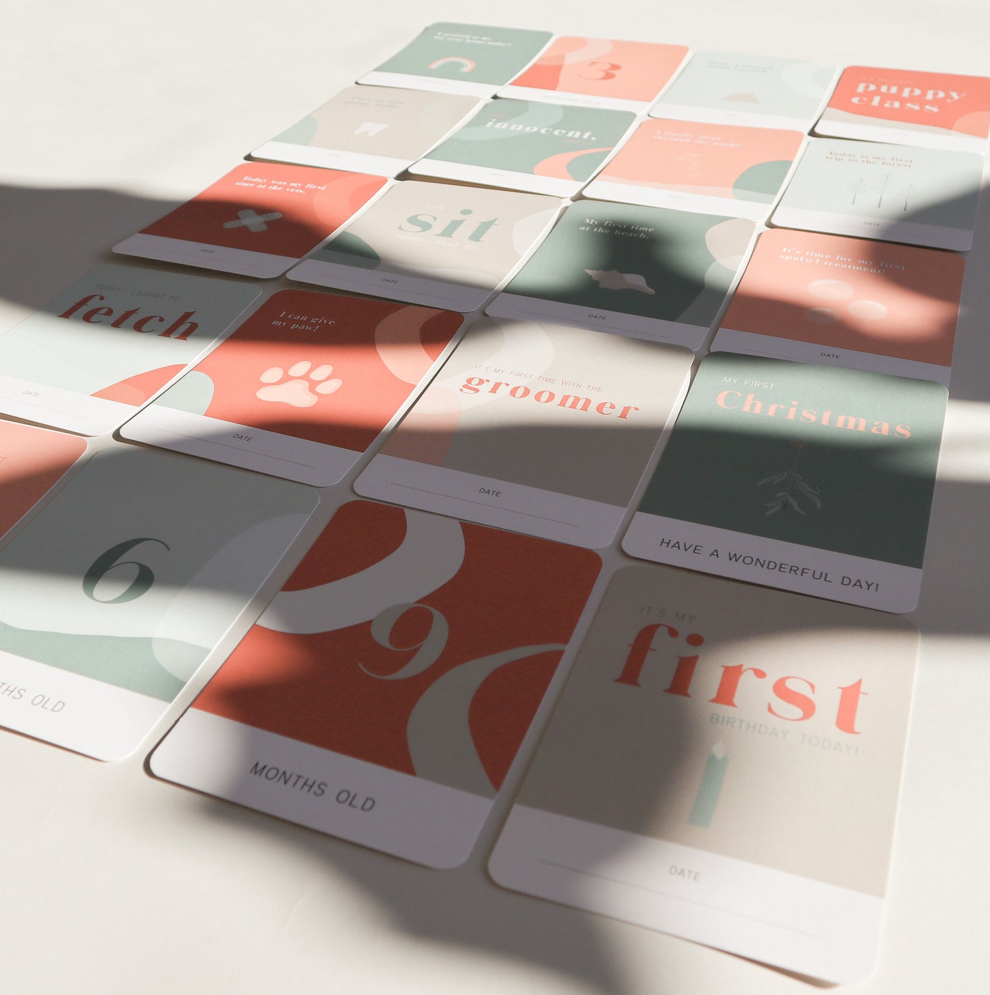 Pawness • Puppy Milestone Cards