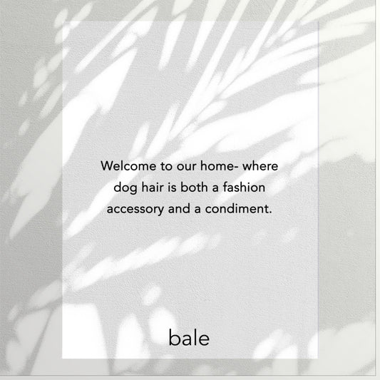 Bale • Framed Print ''Dog Hair''