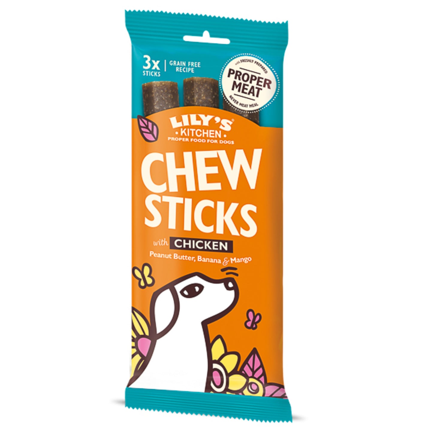 Lily's Kitchen • Recompense Chew Sticks Pui 120g
