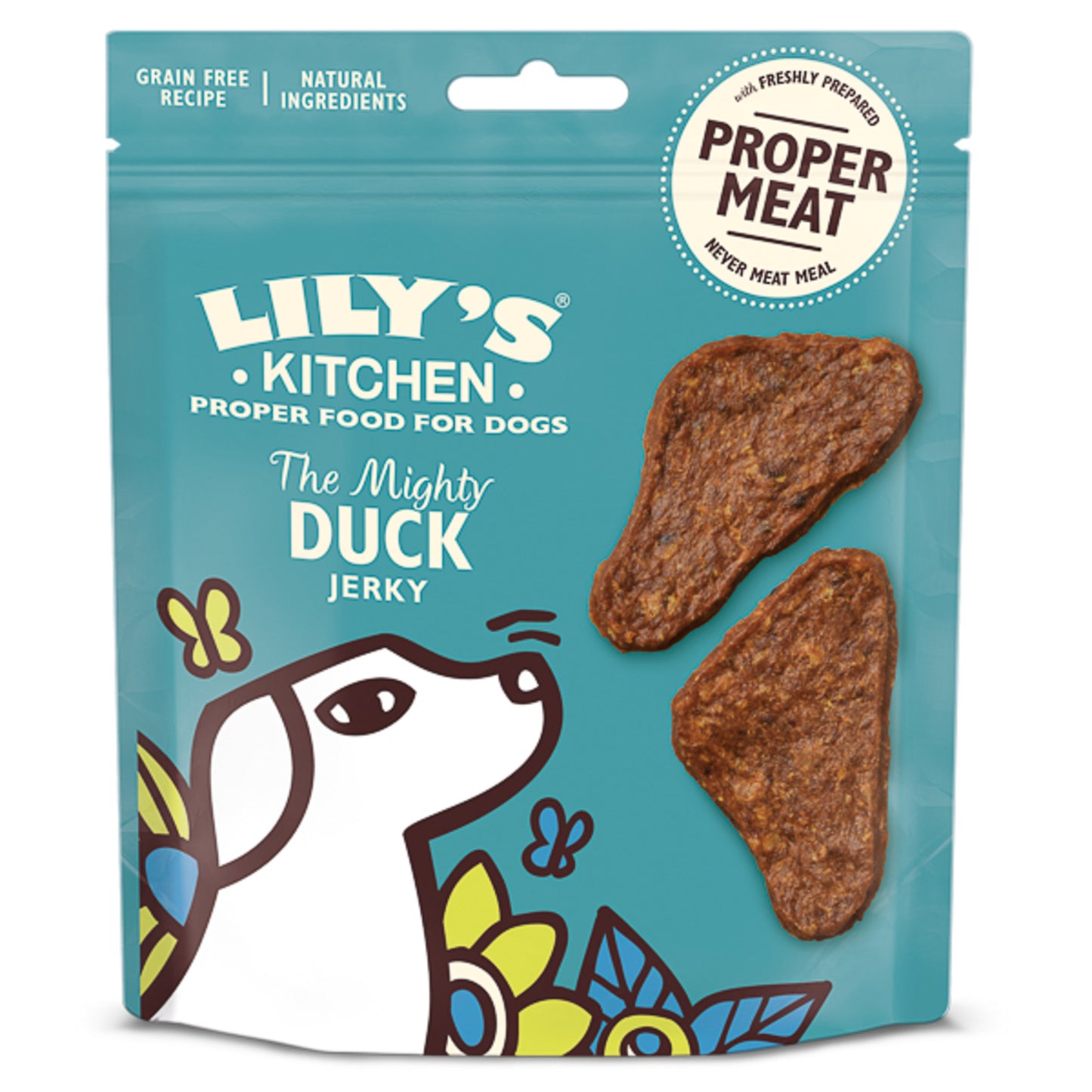 Lily's Kitchen • Mighty Duck Mini Jerky Dog Treats 70g