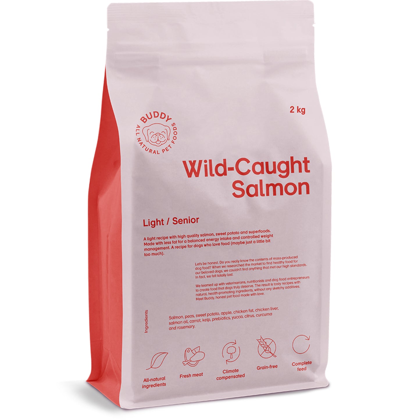 Buddy • Wild-Caught Salmon (Light/Senior) 2kg